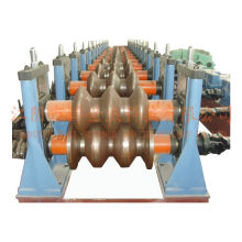 Stahl zwei Wellen Guardrail Rollenformmaschine Hersteller für Dubai